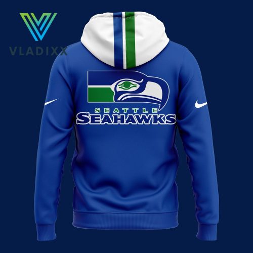 Seattle Seahawks Throwback Game Nike Royal Hoodie