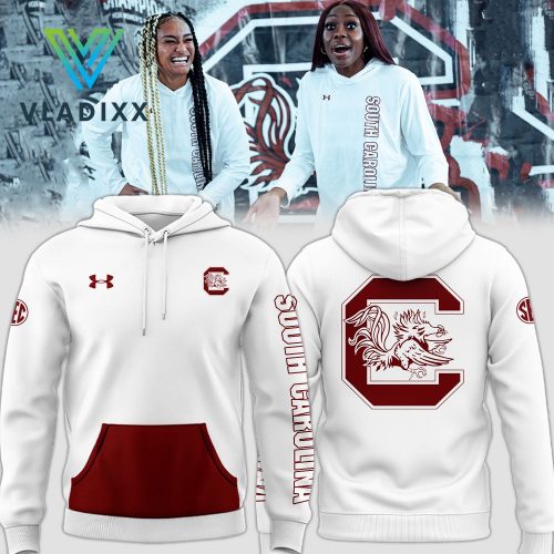 South Carolina Gamecocks Red And White Hoodie