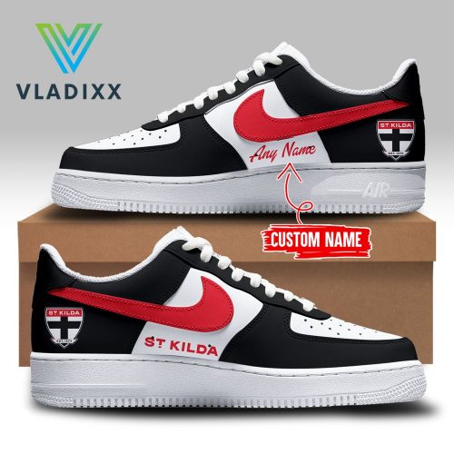 St Kilda AFL Football Custom Name Nike Air Force 1