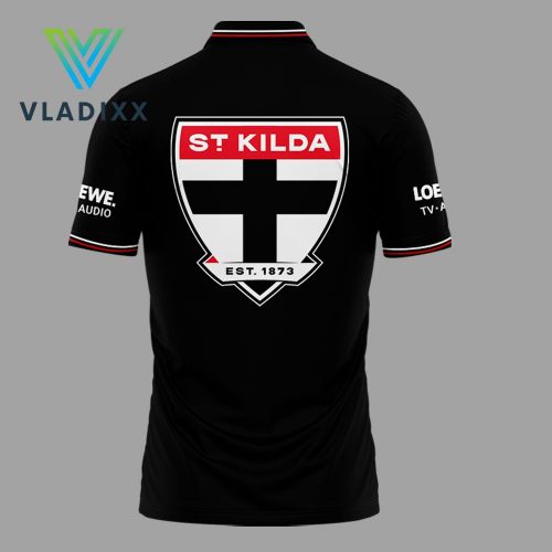 St Kilda AFL Football Polo Shirt 2025