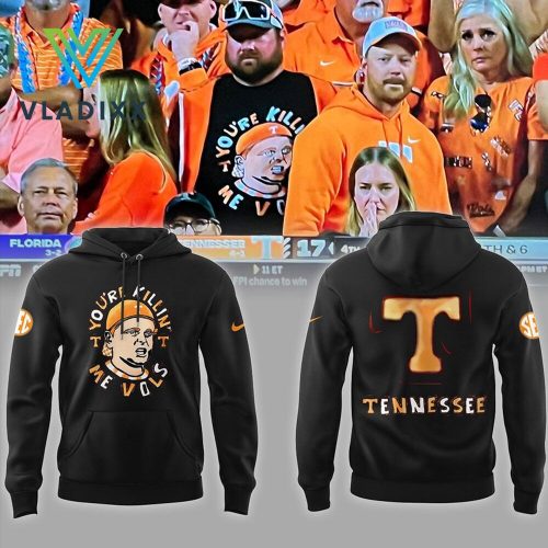 Tennessee “You’re Killing Me Vols” Black Hoodie, Pant, Cap