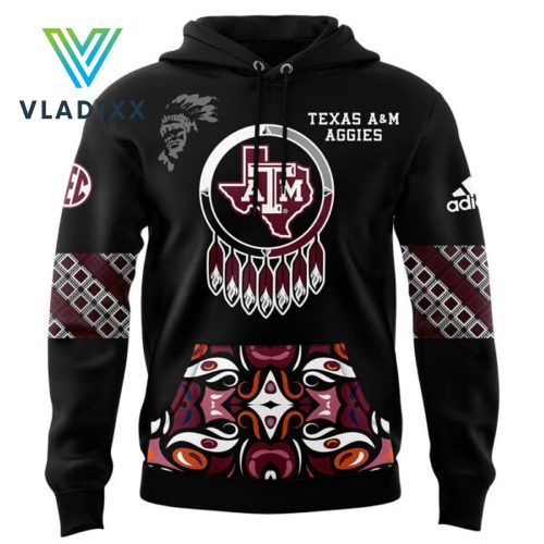 Texas A&M Aggies Football 2024 Native American Heritage Month Hoodie