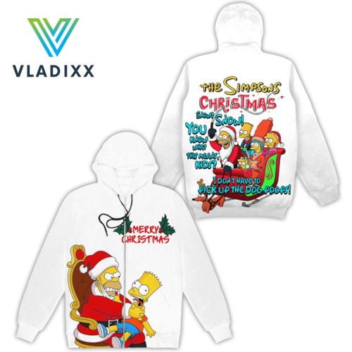 The Simpson Merry Christmas Special Oversize Hoodie, Zip Hoodie, Sweatshirt