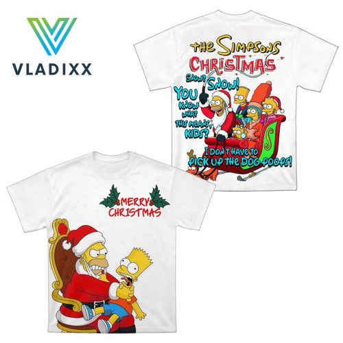 The Simpson Merry Christmas Special Oversize Shirt