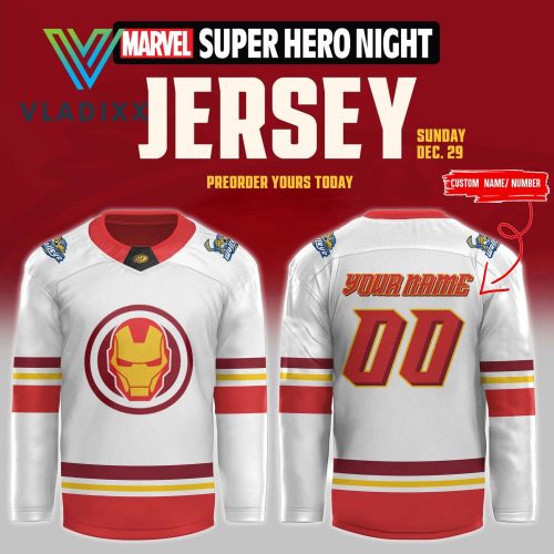 Toledo Walleye x Marvel Super Hero Night 2024 Hockey Jersey