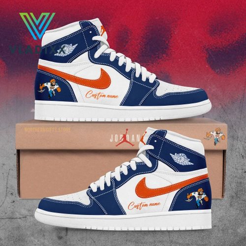 UTEP Miners Football Blue Special Customized Nike Air Jordan 1