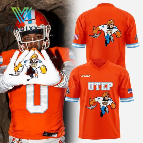 UTEP Miners Football Uniform Homecoming Threads Football Jersey