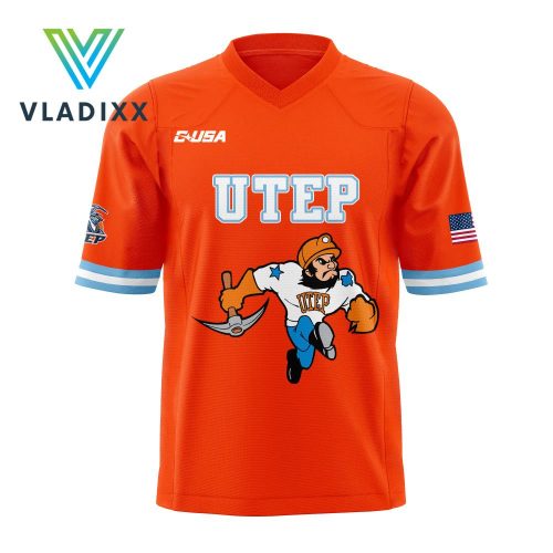 UTEP Miners Football Uniform Homecoming Threads Football Jersey