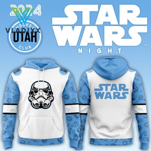 Utah Hockey Club x Star Wars Night 2024 Blue Hoodie