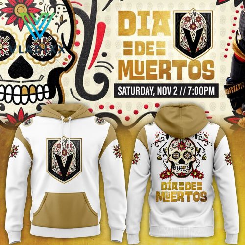 Vegas Golden Knights Dia De Los Muertos Pullover Hoodie