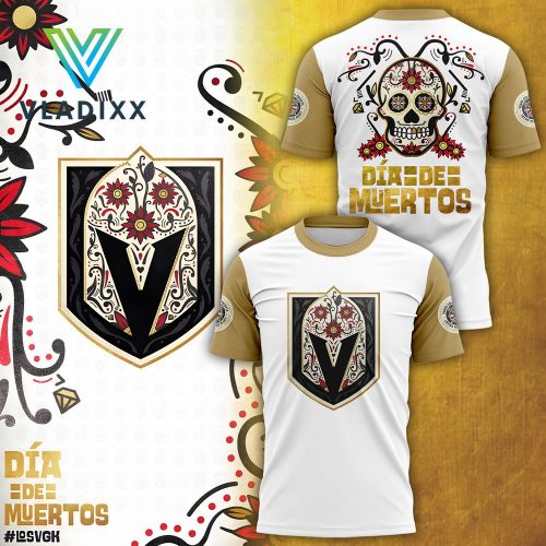 Vegas Golden Knights Dia De Los Muertos Pullover Shirt