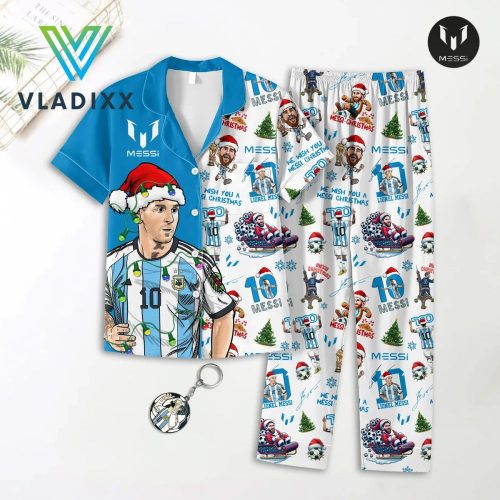 We Wish You A Messi Christmas Special Pajamas Set