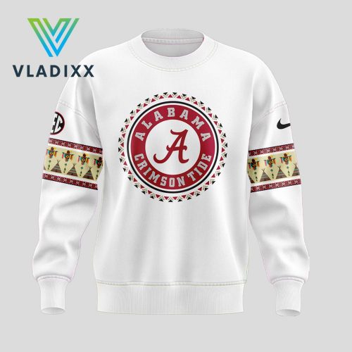 Alabama Crimson Tide Native American Heritage White Sweatshirt