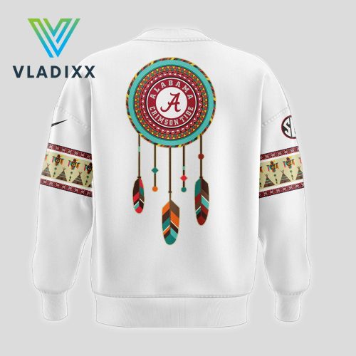 Alabama Crimson Tide Native American Heritage White Sweatshirt