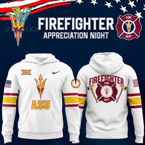 Arizona State Sun Devils Football 2024 Firefighter Appreciation Night Hoodie