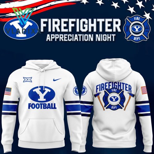 BYU Cougars Football 2024 Firefighter Appreciation Night Hoodie