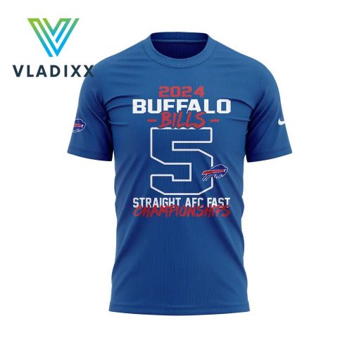 Buffalo Bills 5 Straight AFC East Division Champions Nike Blue Shirt