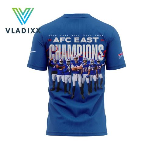 Buffalo Bills 5 Straight AFC East Division Champions Nike Blue Shirt