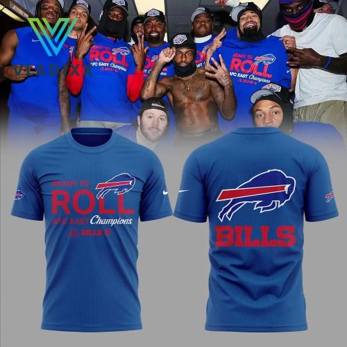 Buffalo Bills AFC East Champions Nike Blue Shirt