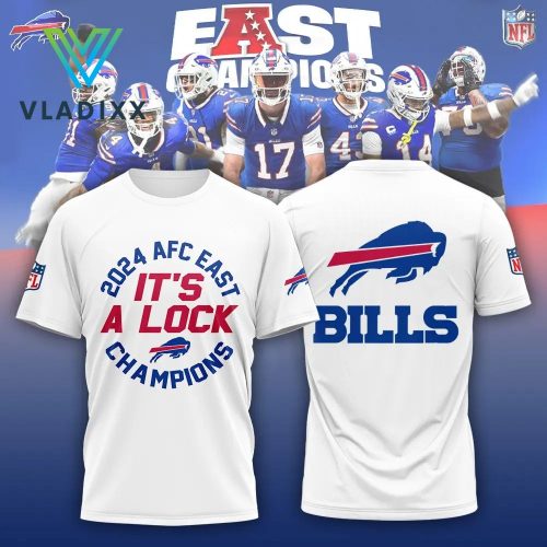 Buffalo Bills “It’s A Lock” 2024 AFC East Champions White Shirt