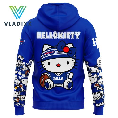 Buffalo Bills x Hello Kitty Blue Hoodie 2024