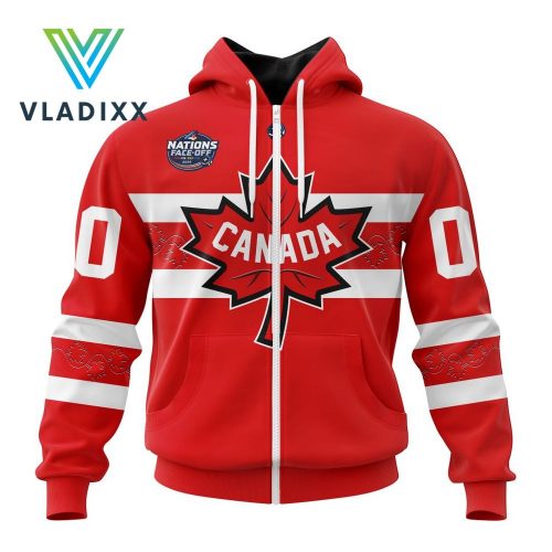 Canada National Ice Hockey Team 4 Nations FaceOff 2025 Hoodie