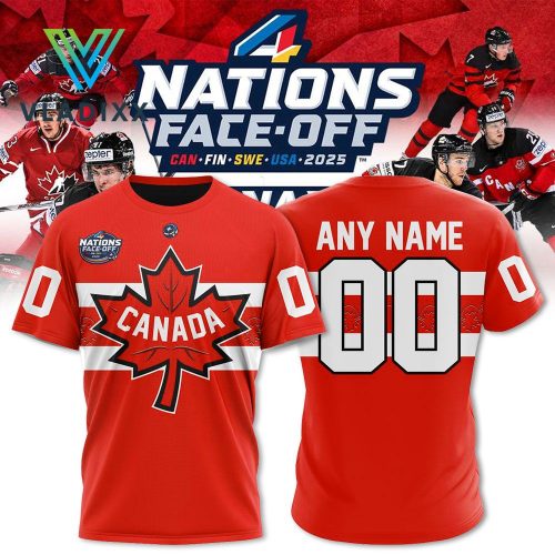 Canada National Ice Hockey Team 4 Nations Face-Off 2025 Shirt