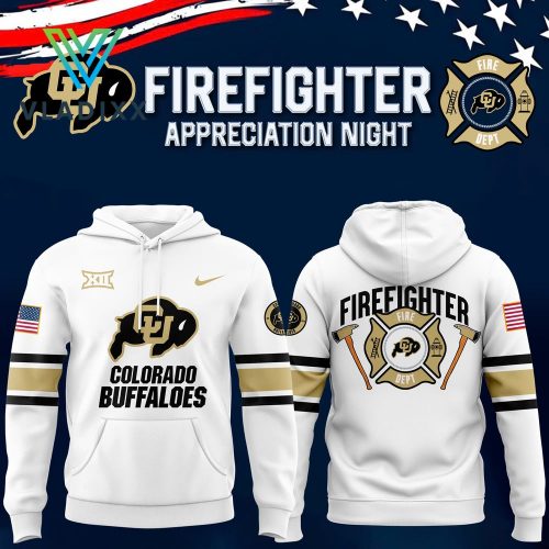 Colorado Buffaloes Football 2024 Firefighter Appreciation Night Hoodie