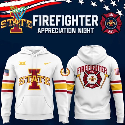 Iowa State Cyclones Football 2024 Firefighter Appreciation Night Hoodie