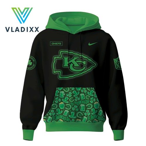 Kansas City Chiefs x St. Patrick’s Day Green Zip Hoodie, Hoodie