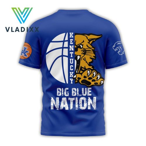 Kentucky Wildcats Big Blue Nation 3D Shirt