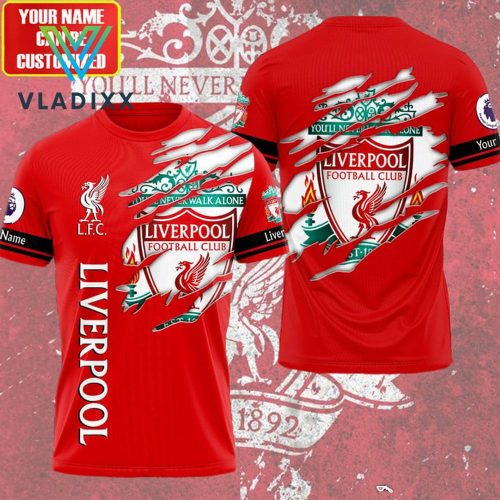 Liverpool Q4 Personalized 3D Red Shirt