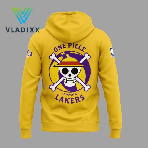 Los Angeles Lakers One Piece Yellow Hoodie