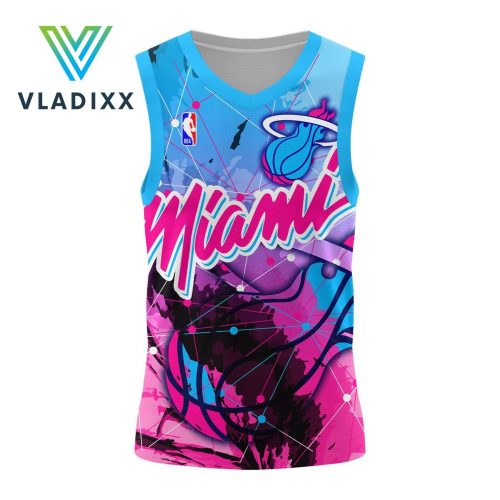 Miami Heat NBA Design Concept Basketball Jersey