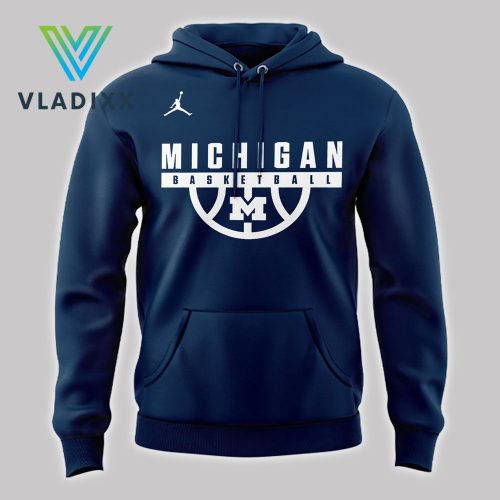 Michigan Basketball 2024 Dont Ever Give Up Blue Hoodie