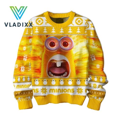 Minions Mustard Yellow Christmas Sweater