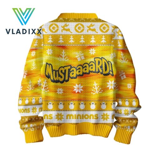 Minions Mustard Yellow Christmas Sweater