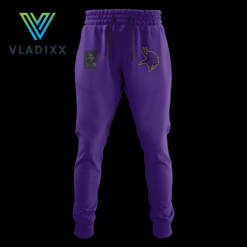 Minnesota Viking UNRL Special Purple Hoodie Pants Cap