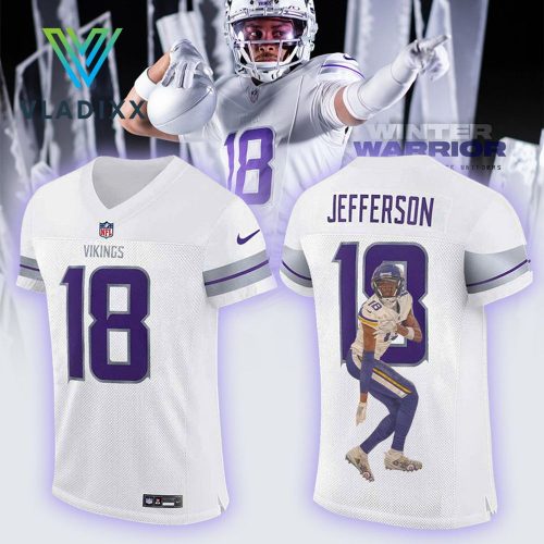 Minnesota Vikings NFL 2024 Justin Jefferson Football Jersey