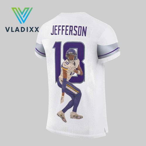 Minnesota Vikings NFL 2024 Justin Jefferson Football Jersey