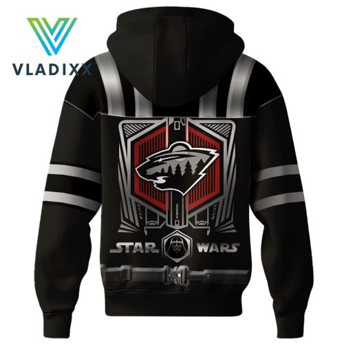 Minnesota Wild 2024 Star Wars Night Black Hoodie, Pants, Cap