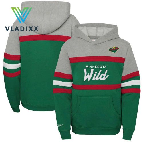 Minnesota Wild Green, Red And White Hoodie