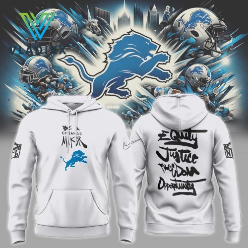 NFL Detroit Lions Be A Change Maker Hoodie