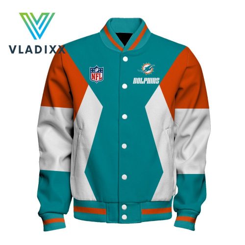 NFL Miami Dolphins New Version Baseball Jacket