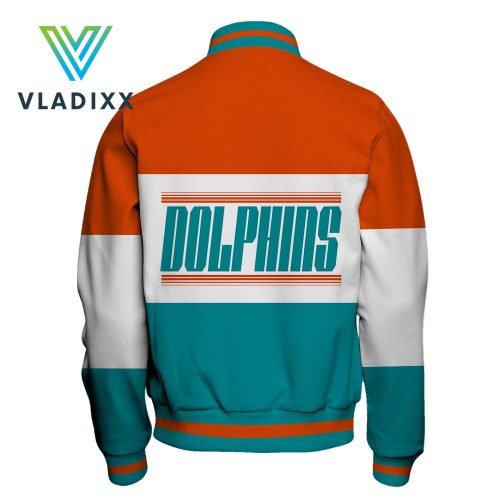 NFL Miami Dolphins New Version Baseball Jacket