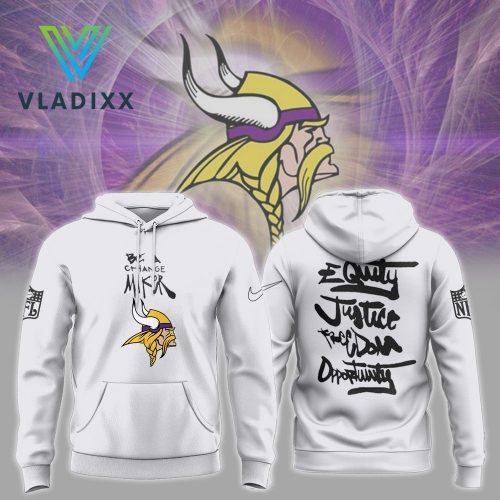 NFL Minnesota Vikings Be A Change Maker Hoodie