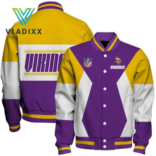 NFL Minnesota Vikings New Version Baseball Jacket