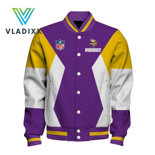 NFL Minnesota Vikings New Version Baseball Jacket