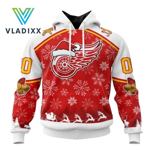 NHL Detroit Red Wings Special Merry Christmas Design Hoodie