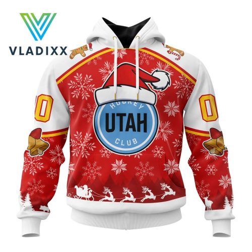 NHL Utah Hockey Club Special Merry Chirstmas Design Hoodie